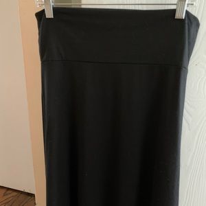 LuLaRoe Azure All Black Skirt